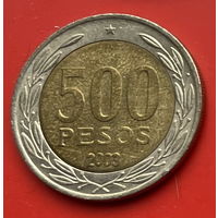 37-03 Чили 500 песо 2003 г.