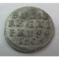 Солид 1705 Фридрих I королевство Пруссия
