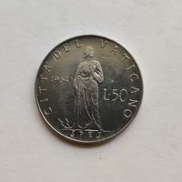 Ватикан 50 лир 1964 г.