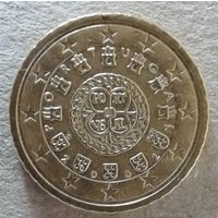 Португалия 50 евроцентов 2002 г., KM# 745