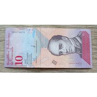 Werty71 Венесуэла 10 боливаров 2018 UNC банкнота лягушка