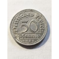 Германия 50 пфенинг 1922 J