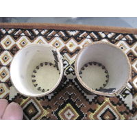 Кожаные стаканы для игры в кости. Цена за один.