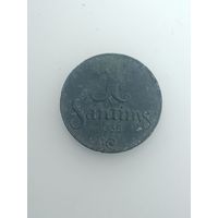 Латвия 1 сантим  1935 года .