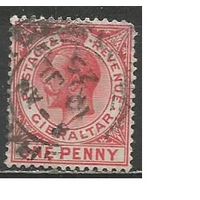 Гибралтар. Король Георг V. 1921г. Mi#77.