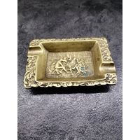 Пепельница латунь