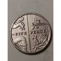 5 пенсов Великобритания 2012 год