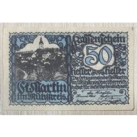 Нотгельды Австрия САНКТ-МАРТИН В МЮЛКРАЙСЕ 50 геллеров 1920 год.
