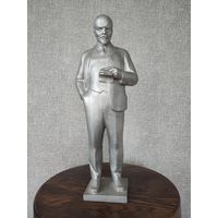 Статуэтка Ленин силумин 35 см.