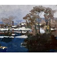 Дорошевич Ф.И. Пейзаж. Холст, масло. Размер 55х65,5 см.