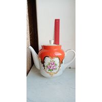 Чайник ссср.позолота.