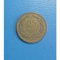 Турция 25 куруш 1956 год