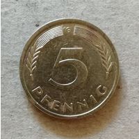 Германия 5 пфеннигов 1975 г. "G", KM# 107 ю