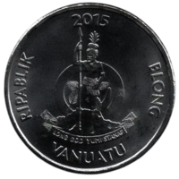 Республика Вануату. 50 вату 2015.