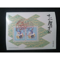 Япония, 1991. Новый год, год Овцы, блок