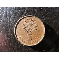 Португалия. 5 эскудо. 1987. С 20 копеек. Распродажа коллекции. Смотрите другие лоты.