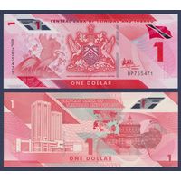 Тринидад и Тобаго, 1 доллар 2020 г, P-W60 (BP, полимер, алый ибис), UNC