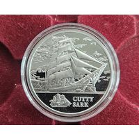 20 руб. Серебро, Беларусь. Катти Сарк (Cutty Sark), серия Парусные корабли