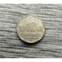 Werty71 Перу 10 сентимо 2014