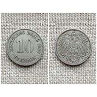 Германия 10 пфеннигов 1907 A