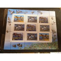 1990 СССР Загорский 6155-6157 малый лист MNH** фауна птицы (c-13)