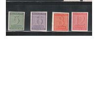 Германия-1945,(Мих.116-119) **/*  ,  Советская зона оккупации,  Западная Саксония