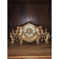 Часы каминные бронзовые кварц