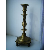 Царизм. Бронзовый, большой, тяжёлый подсвечник. 19-начало 20 века.