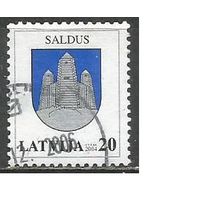 Латвия. Герб г.Салдус. 2004г. Mi#606.