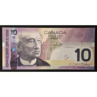 Канада 10 долларов 2005 года. Тип P-102A. Состояние UNC