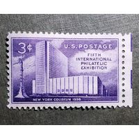 Марка США 1956 год Международная Филателистическая выставка