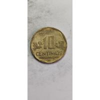 Перу 10 сентимос 2016