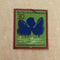 Марка Германия 1978 год 200 лет со дня рождения Клеменса Брентано
