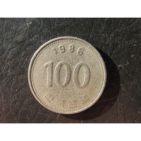 Юж.Корея. 100 вон. 1986. С 20 копеек. Распродажа коллекции. Смотрите другие лоты.