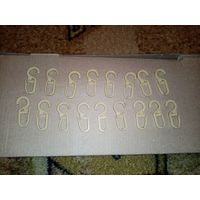 Крючки для штор 17 штук.