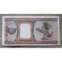 Werty71 Мавритания 200 угий 2002 UNC банкнота