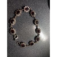 Браслет женский на руку Ag 925 14.3 гр. в ремонт серебро старт с 50 руб