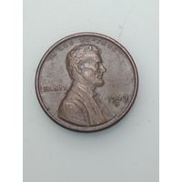 США 1 цент 1969 года .  S