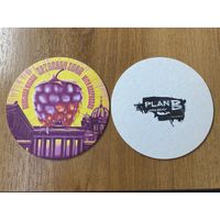 Подставка под пиво пивоварни PLAN B brewery /Россия/ No 8