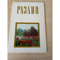 Комплект открыток "Разлив", 1970,7 штук из 12