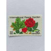 Марки  Сад Мира Роза США   1982  1 шт. -  0,50 руб.