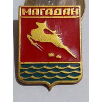 Значок " Города Магадан "