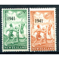 Британские колонии - Новая Зеландия - 1941г. - охрана здоровья - 2 марки - полная серия, MNH [Mi 271-272]. #3-WB-86-A-1