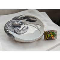 Royal Copenhagen рак тарелочка фарфор