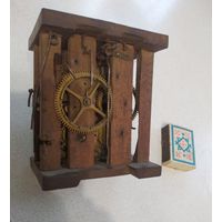 Часовой механизм ШВАРЦВАЛЬД деревянный 1850-1870 г.в.