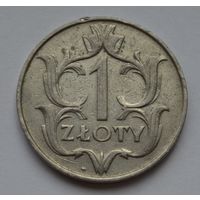 Польша, 1 злотый  1929 г.