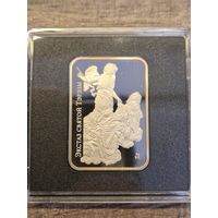 Экстаз святой Тэрэзы Терезы 20 рублей 2010, серебро