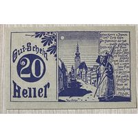 Нотгельды Австрия Грамаштеттен 20 геллеров 1920 год