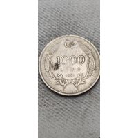 Турция 1000 лир 1991