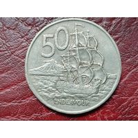 50 центов Новая Зеландия 1976 г.